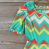 Spring Song Chevron Dress: Alternate View #2