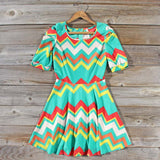 Spring Song Chevron Dress: Alternate View #1