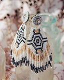 Sundar Earrings in Sand: Alternate View #1