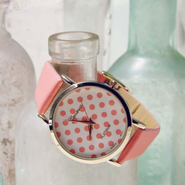 Peach Dots Watch: Featured Product Image