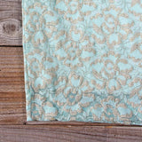 Mint & Lace Pencil Skirt: Alternate View #3