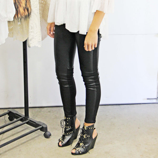 The Ash Leather Leggings: Featured Product Image
