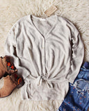 Cozy Tie Thermal in Oatmeal: Alternate View #1