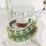 Treasured Stacks Bracelet in Mint: Alternate View #1