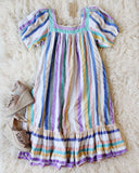 Vintage 70's Rainbow Dress: Alternate View #5