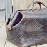 Vintage Native Nights Leather Tote: Alternate View #2