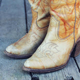 Vintage Capezio Marbled Boots: Alternate View #2