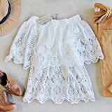 Adeline Lace Top: Alternate View #2