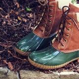 Alpine Pine Duck Boot in Olive: Alternate View #2