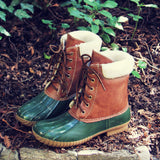 Alpine Pine Duck Boot in Olive: Alternate View #1