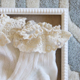 Alpine Walk Boot Socks in Snow: Alternate View #2