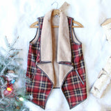 The Alps Plaid Vest: Alternate View #1