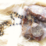 Amber Moon Necklace: Alternate View #2