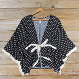 Amber Smoke Kimono Top: Alternate View #1