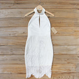 Ancient Lace Dress in White: Alternate View #1