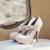 Ancient Lake Lace Heels in Sand: Alternate View #2