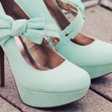 Ancient Lake Lace Heels: Alternate View #2