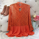 Ancient Tales Tunic in Rust: Alternate View #4