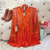 Ancient Tales Tunic in Rust: Alternate View #1