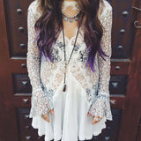 Ancient Tales Tunic in White: Alternate View #7