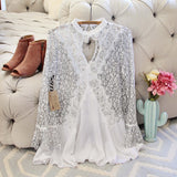 Ancient Tales Tunic in White: Alternate View #2