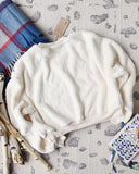 Apres Ski Teddy Sweatshirt in Snow: Alternate View #3