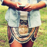 Arid Autumn Beaded Skirt: Alternate View #1