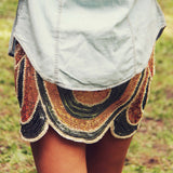 Arid Autumn Beaded Skirt: Alternate View #2