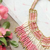 Arid Gems Necklace in Peony: Alternate View #2