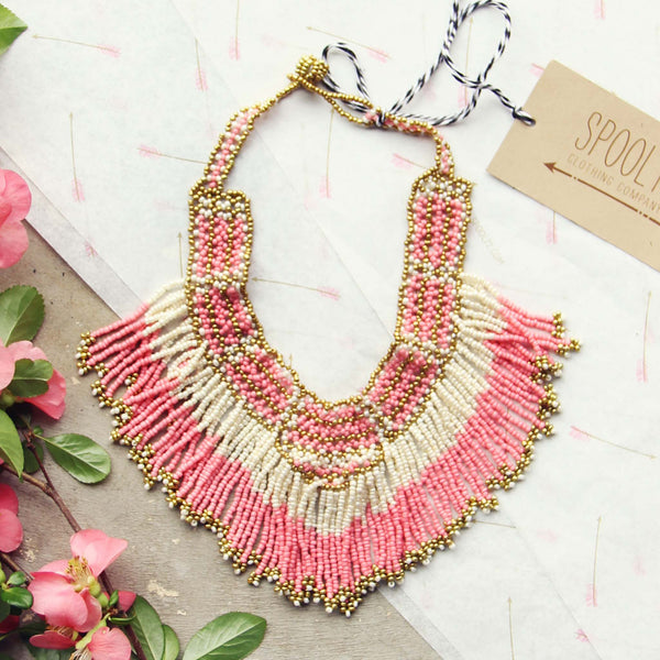 Arid Gems Necklace in Peony: Featured Product Image