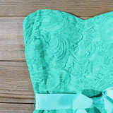 Arizona Lace Dress in Sea: Alternate View #2
