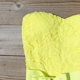 Arizona Lace Dress in Yellow: Alternate View #2