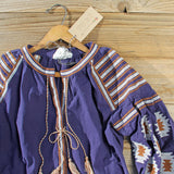 Arizona Sky Blouse in Navy: Alternate View #2