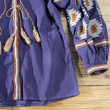 Arizona Sky Blouse in Navy: Alternate View #3