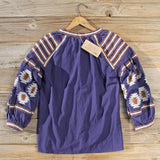 Arizona Sky Blouse in Navy (wholesale): Alternate View #4