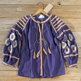 Arizona Sky Blouse in Navy (wholesale): Alternate View #1