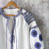 Arizona Sky Blouse in Navy White: Alternate View #2