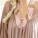 Arizona Stone Necklace in Pink: Alternate View #2