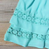 Arizona Summer Dress in Turquoise: Alternate View #3