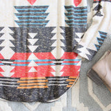 Arizona Winter Tee in Rust: Alternate View #3