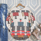 Arizona Winter Tee in Rust: Alternate View #4