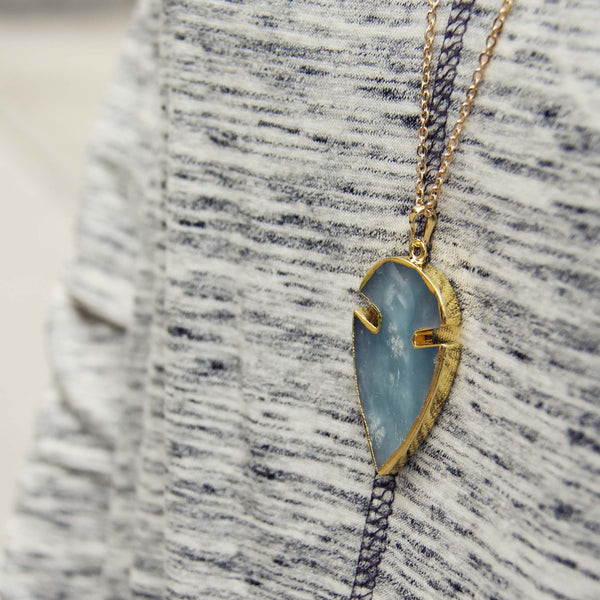 Arrow & Stone Necklace: Featured Product Image