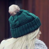 The Ashton Beanie in Green: Alternate View #2