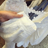 Astilbe Lace Top in Navy: Alternate View #2