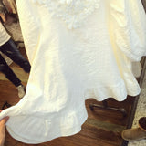 Astilbe Lace Top in White (wholesale): Alternate View #4