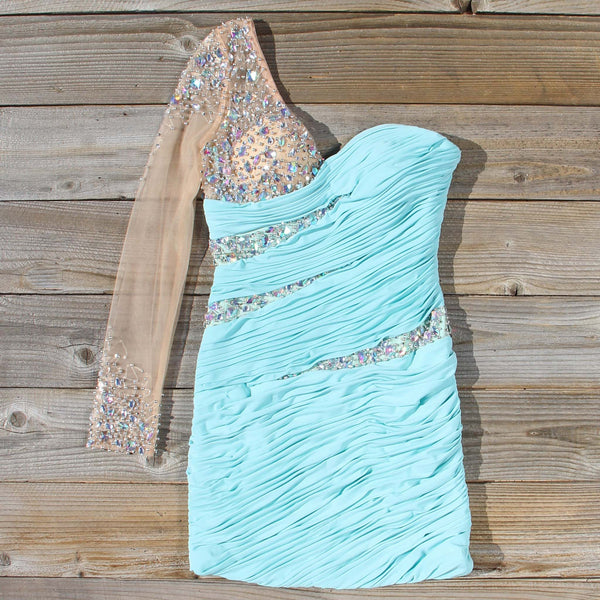 Spool Couture Athena Dress in Mint: Featured Product Image