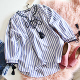 Audrey Stripe Top: Alternate View #1