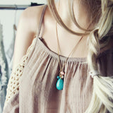 August Rose Necklace: Alternate View #1