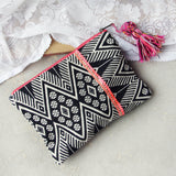 Coral & Smoke Tote: Alternate View #1