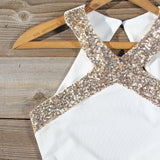 Aura Quartz Party Dress in White: Alternate View #2